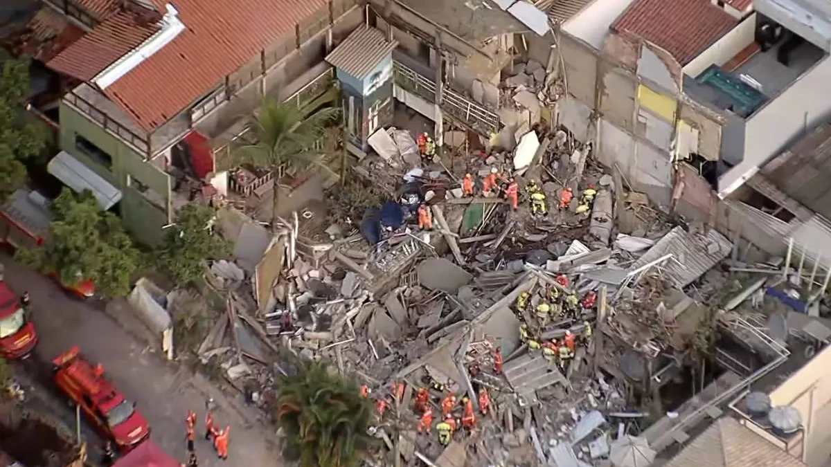 Belo Horizonte: desabamento de prédio que abrigava asilo deixa 12 mortos
