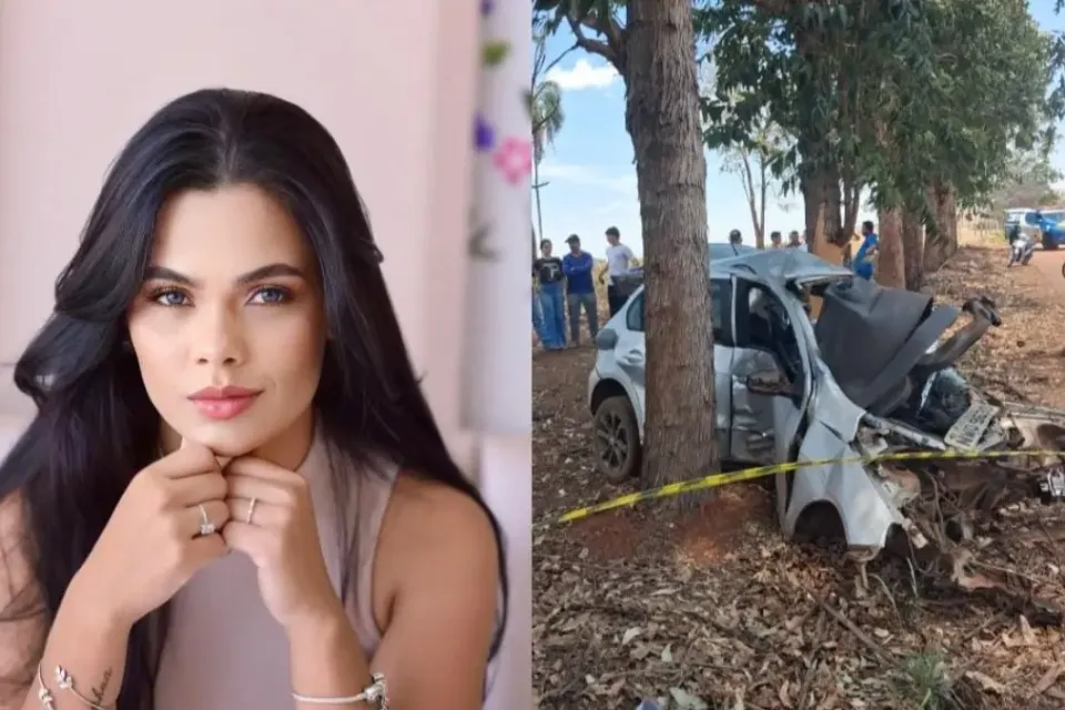 Ex-rainha da Festa do Peão de Santa Rosa morre após colisão contra árvore na GO-426