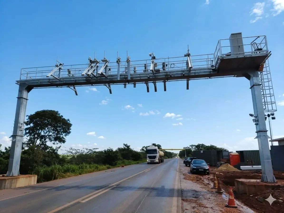 Fim das filas: Primeiro pedágio eletrônico de Goiás começa a operar na BR-060 e BR-452 neste mês