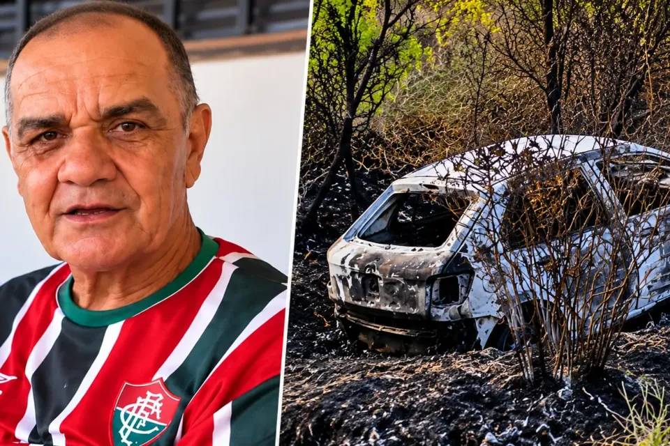Sargento aposentado da PMDF é encontrado carbonizado em carro incendiado em Goiás